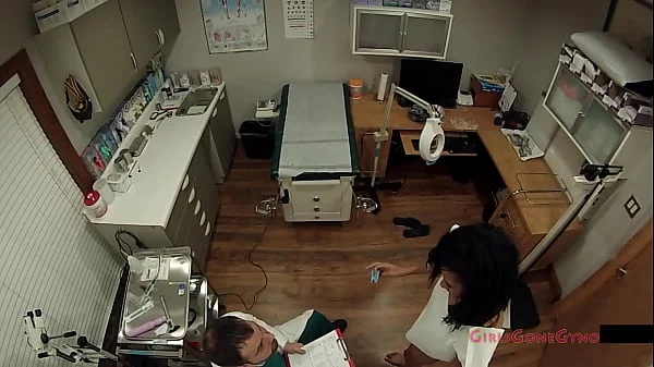Shy Innocent Mixed Girl Undergoes Mandatory New Student Physical - GirlsGoneGyno Bella, Tampa University Physical - Part 4 of 7 Reup