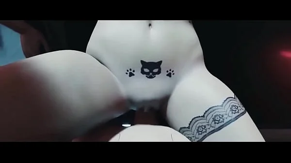 Cyberpunk threesome POV sex with MILFs