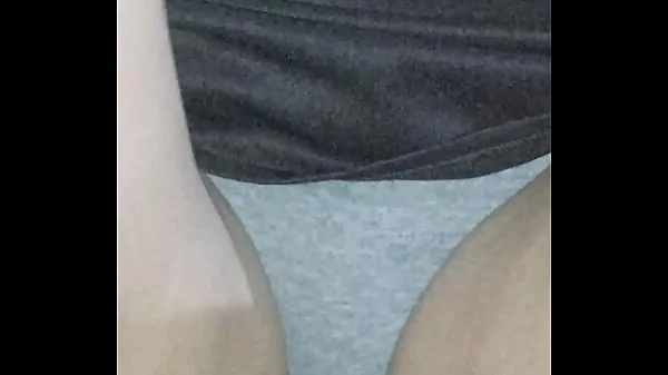 do you like my tits? You can pet them while we watch hentai. The college girl is groped on her perfect natural tits. Real home video.