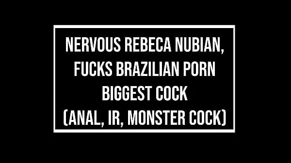 Brazilian ebony, Rebeca NUBIAN fucked by the biggest cock in Brazil porn (Anal, monster cock, 90% unedited porn, IR WM/BW, Black woman ) OB345