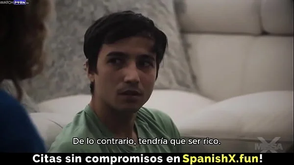 Hot Blonde Stepmom Fucks Shy Nerd (Spanish sub)