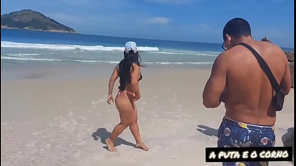 ENSAIO FOTOGRAFICO ACABOU EM MUITO SEXO COM DOIS NEGAO NA PRAIA DE NUDISMO