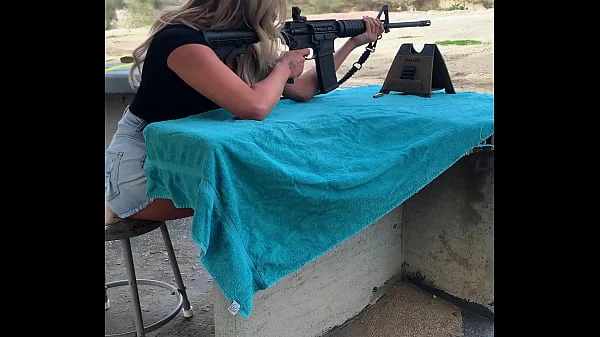 Big Tits Blonde Army Babe KAYLEY GUNNER is Locked and Loaded