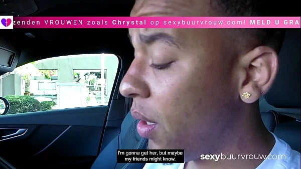 INTERRACIAL PUBLIC: Black Guy Fucks Teen In His Car: CHRYSTAL SINN (Holland Porn) - SEXYBUURVROUW.com