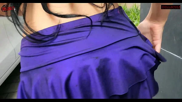 Young lesbians Sissi and Mel have sex in public