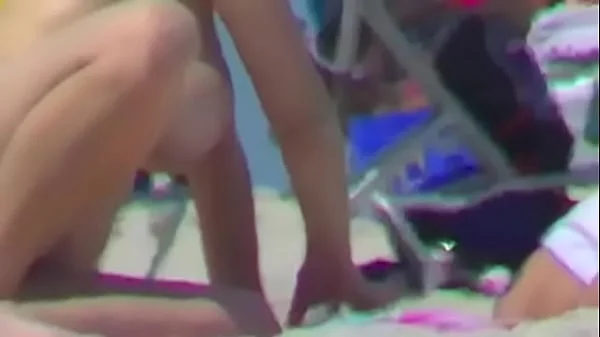 Exhibitionist Wife 69 - Lana goes TOPLESS with 38DD TITS and PUSSY FLASHING on a PUBLIC BEACH while chatting on the phone with her husband!