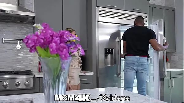 MOM4K Blonde step Mom Fucks Sons Huge BBC Buddy During Fight Night