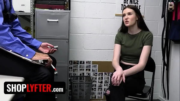 Shoplyfter - Beautiful Babe Athena Heart Obeys Every Order Of Security Guard To Get Out Of Trouble
