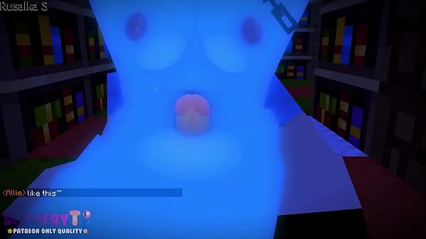 Ghost girl gets horny when she sees the guard and...
