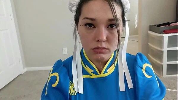 Halloween - Chun Li is and must now suck dick and get covered in cum as punishment